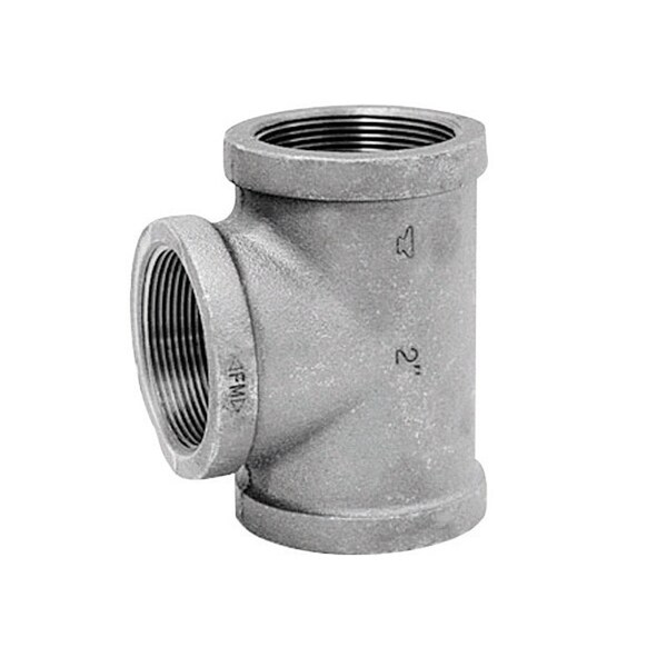 Anvil 3/4 in. FPT X 3/4 in. D FPT 3/4 in. D FPT Galvanized Malleable Iron Tee 8700120952 - main